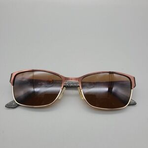 Kay Unger K215 BRN Eyeglasses Frame Bronze Metallic Glitter Temples 53-18-140